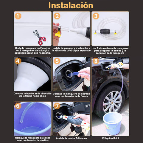 Bomba de succión multipropósito +  OBSEQUIO