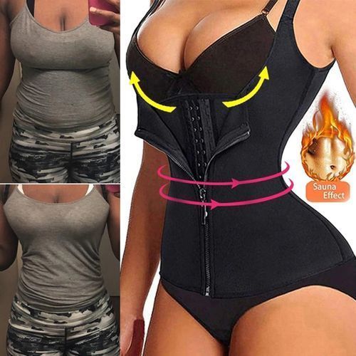 🔥 Chaleco Moldeador Reductor Mujer | Corsé con Cremallera