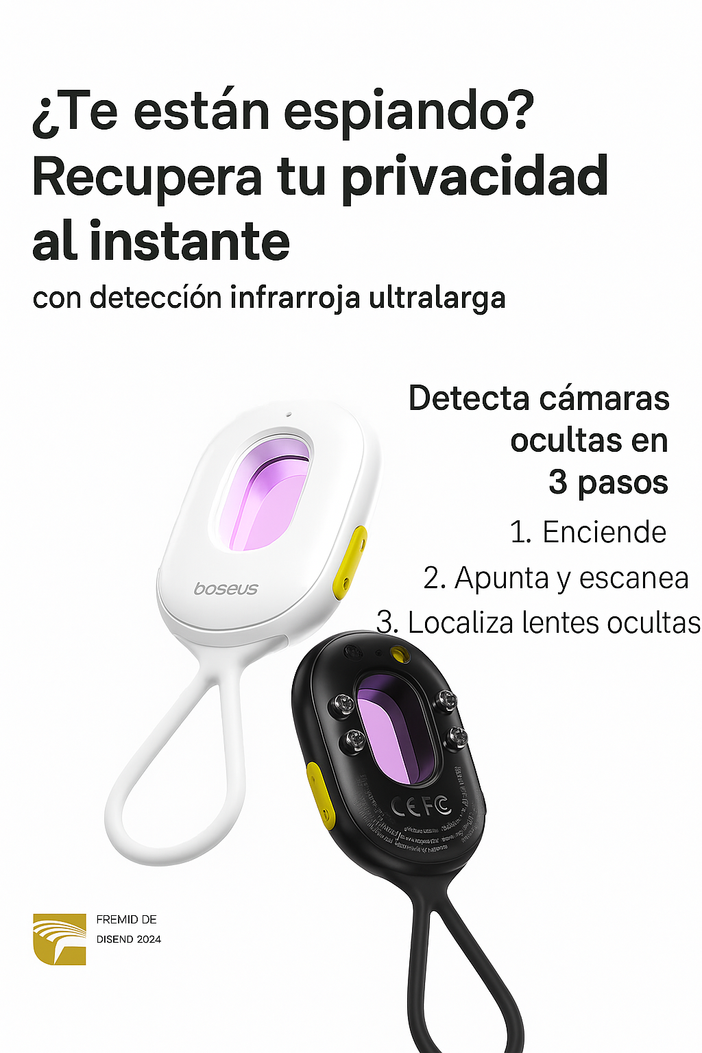DETETCTOR  DE CAMARAS BESUES