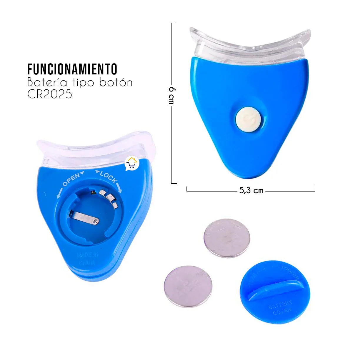 Blanqueador Dental LED WhiteLight™ – Dientes Blancos en Minutos, Tecnología Luz Azul