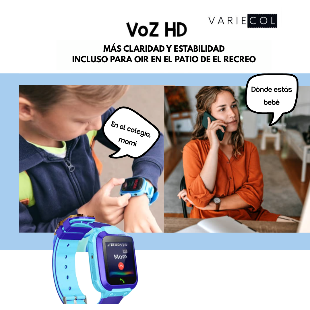 RELOJ INTELIGENTE CON AI & GPS PARA NIÑOS® .
