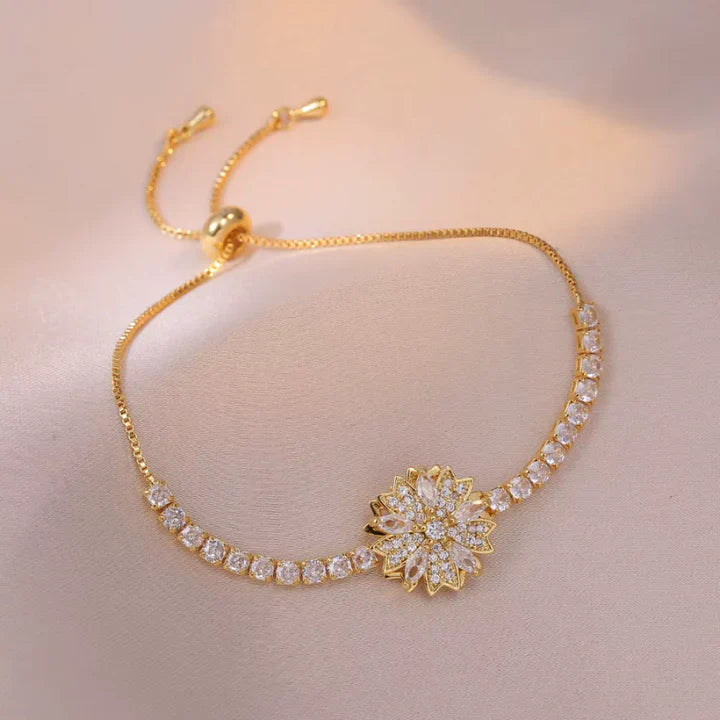 Conjunto Girasol Giratorio (4 Piezas) - Con Anillo Ajustable Modelo 2025