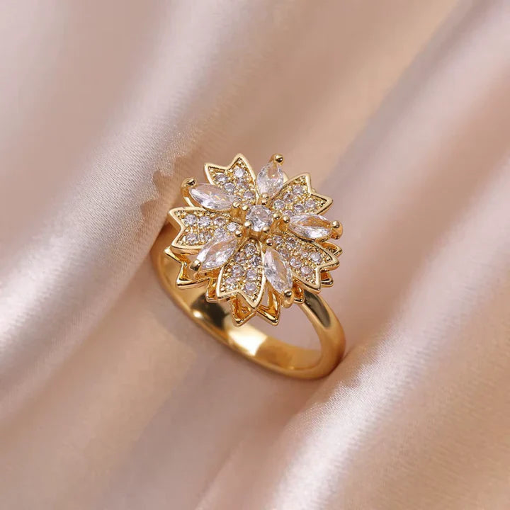 Conjunto Girasol Giratorio (4 Piezas) - Con Anillo Ajustable Modelo 2025