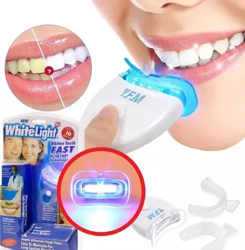 Blanqueador Dental LED WhiteLight™ – Dientes Blancos en Minutos, Tecnología Luz Azul