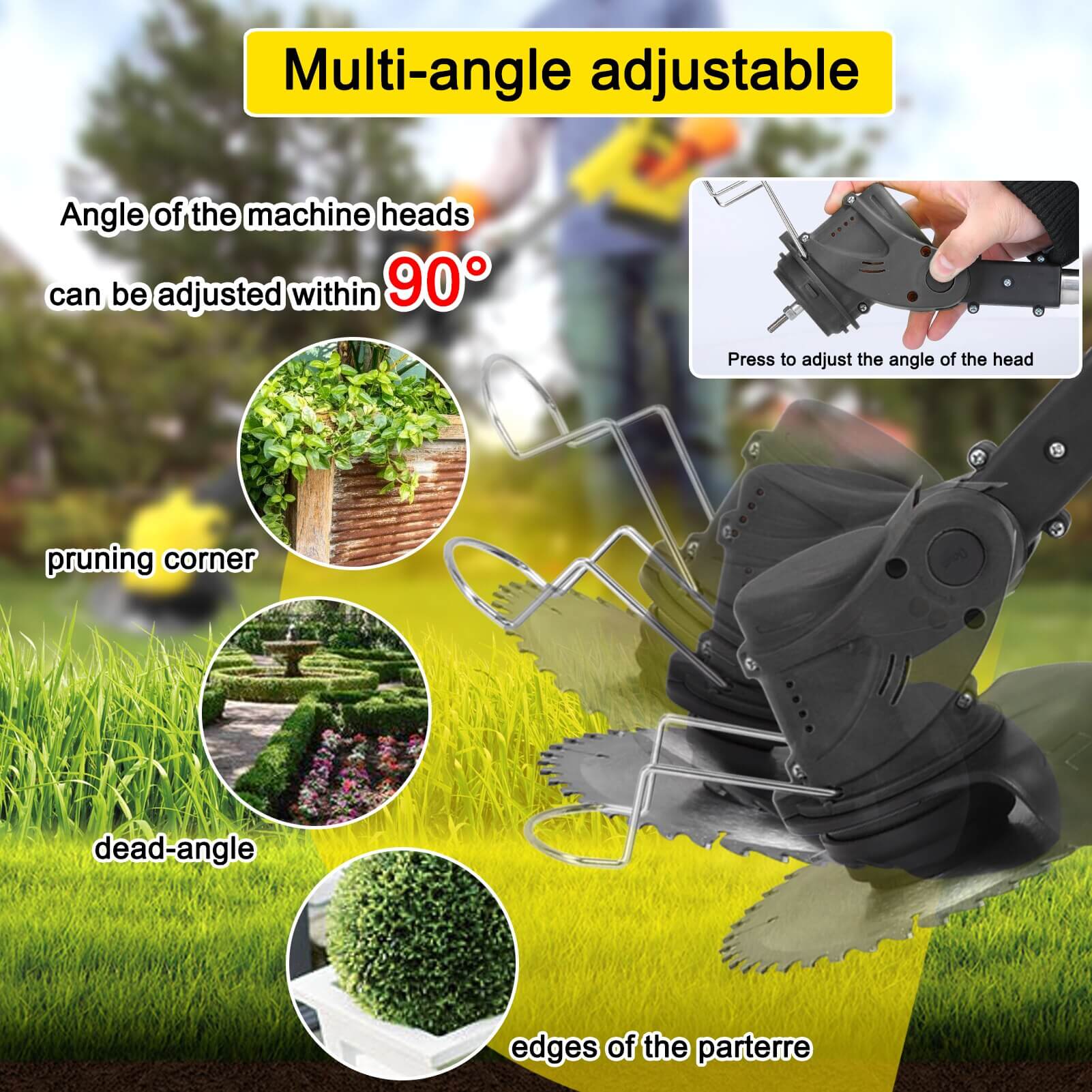 itoolMax 3 In 1 Cordless Grass Trimmer